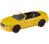 siku 1507, Bentley Continental GT V8 Convertible, Metal,Plastic, Yellow, Toy car for children