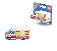 siku 1536, Ambulance, Metal/Plastic, Red/Yellow/White, Versatile, Toy vehicle fo