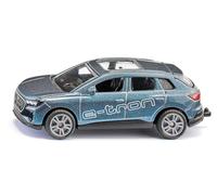 siku 1567, Audi Q4 e-tron, Toy Car, Metall/Plastic, Blue, Tow Hitch, Rubberised Tyres, Metallic Paint