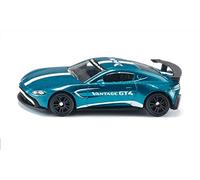 siku 1577, Aston Martin Vantage GT4, Toy Car, Metal,Plastic, Blue, Metallic Paint, Huge Rear Wing, Sport Tyres, Detailed Design