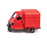 siku 1583, Piaggio Ape 50, Vehicle to play with, Metal/Plastic, Red, Tow Hitch, Opening Tailgate