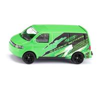 Siku 1585 VW T5 Transporter Metal Plastic Green/Black Opening Tailgate Toy Car for Kids