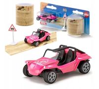 siku 1604, Buggy with Tape and Traffic Sign, Metal,Plastic, Multicolour, 5 m road tape