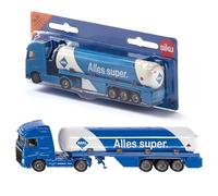 siku 1626, Articulated Tank Truck, Metal,Plastic, 1:87, Blue,White, ARAL design, Toy car for children, Rubber tyres