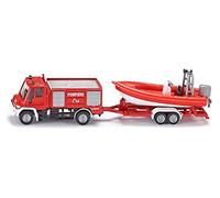 Siku Unimog Fire engine with boat