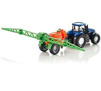 Siku New Holland Tractor With Sprayer - Crop 1668 Toy Miniature Model - new sprayer siku tractor holland crop 1668 toy miniature model