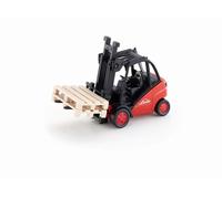 siku 1722, Linde Forklift, 1:50, Metal/Plastic, Red, Movable fork, I (US IMPORT)