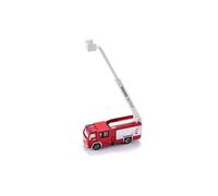 siku 1749, Magirus Multistar TLF Fire Engine with Telescopic Boom, 1:87, Metal,Plastic, Red,White, Extendable ladder