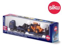 siku 1790, MAN lorry with low loader and JCB wheel loader, 1:87, Metal/Plastic,