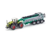 siku 1827, Claas Xerion with Vacuum Tanker, 1:87, Metal/Plastic, Gre (US IMPORT)