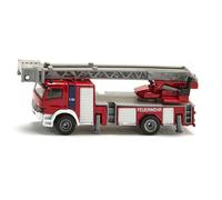 siku 1841, Fire Engine with Rotating Ladder, 1:87, Metal/Plastic, Red, Movable l
