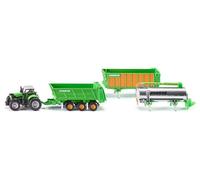 siku 1848, DEUTZ-FAHR Tractor with Joskin Trailer Set, 1:87, Metal/P (US IMPORT)