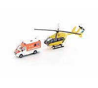 siku 1850, Rescue vehicle set, 1:87, Metal,Plastic, Multicolour, Rubber tyres, Rotating rotors