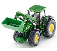 Siku Tractor 1982 John Deere with Front Loader 1:50 Metal/Plastic Green Multifunctional
