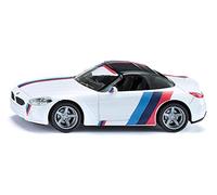 siku 2347, BMW Z4 M40i, 1:50, Metal,Plastic, White, Toy car for children, Removable wheels, Incl. sheet with stickers in the M-Design