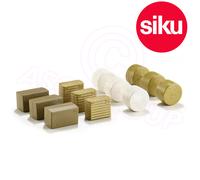Siku 2463 Assorted Hay Straw Bales Round Wrapped Square Rectangle 1:32 Scale
