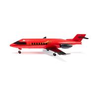 siku 2526, Business aircraft, Toy jet, Plastic, Red, 7 LED lights, Retractable and extendable landing gear