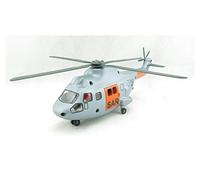 2527, SAR Transport Helicopter, 1:50, Metal/Plastic, Silver, Incl. stretcher and toy figure for rescue, Automatically retractable cable winch