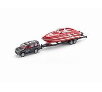 Alpha Siku 1/55 Car with Motorboat