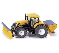 SIKU 2940 MINIATURE TRACTOR WITH BLADE AND SALT SPREADER 1/50