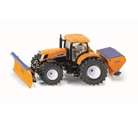 SIKU 2940 MINIATURE TRACTOR WITH BLADE AND SALT SPREADER 1/50
