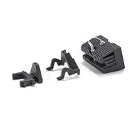 siku 3095, Adapter Set with Front Weight, 1:32, Metal, Black, Suitable for front and rear hitch with siku tractors