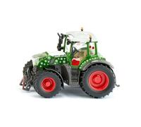 Siku 3224, Christmas tractor Fendt 728 Vario, 1:32, incl. Santa driver, metal/plastic, green, removable cab, steering knuckle steering, movable front and rear coupling