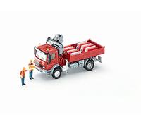 Siku Mercedes-Benz Atego with Crane - Scale 1:50 Red