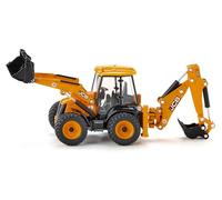 3558 JCB 4CX Backhoe Loader 150 MetalPlastic Yellow Multifunctional Can be combined with siku models of the same scale