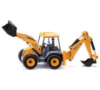 3558 JCB 4CX Backhoe Loader 150 MetalPlastic Yellow Multifunctional Can be combined with siku models of the same scale