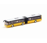 siku 3736, Articulated Bus, 1:50, Metal,Plastic, Yellow, Rubber tyres, Functional doors