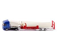 siku 3935, Lorry with Wind Turbine, 1:50, Metal,Plastic, Multicolour, Standing wind turbine incl. base