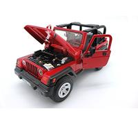 siku 4870, Jeep Wrangler Off-Road Vehicle, 1:32, Metal,Plastic, Red, Ackermann steering