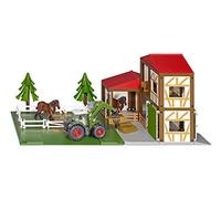Siku 5609, Horse farm with accessories, Metal,plastic, Colourful, Multifunctional, Can be combined with siku models of the same scale