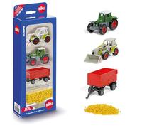 SIKU NO.6304 1:87 SIKU GIFT SET - LOADER TRACTOR TRAILER GRAIN Dicast Model Toy