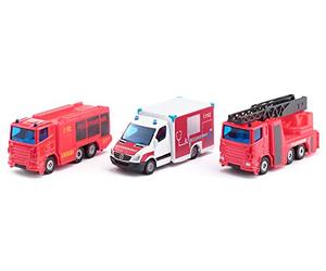 siku 6326, Emergency Set, Metal,Plastic, Red,White, Play set, Movable parts
