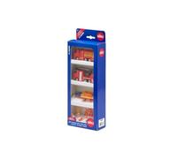 siku 6330, Fire brigade gift set, Truck with aerial rescue platform, Fire engine, Aeroplane, Movable parts, Incl. Pylons, Beacons and Flames