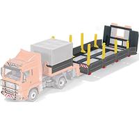 siku 6714, Platform Accessories Set for SIKU Control Low Loader, 1:32, Plastic, Black, Includes poles, platform and tarpaulin, For SIKU Control Set: MAN tractor with Low Loader