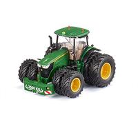 siku 6735, John Deere 7290R tractor, Green, Metal,Plastic, 1:32, Remote controlled with app via Bluetooth, Removable dual tyres, Remote control not included