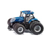 siku 6738, New Holland T7.315 Tractor, 1:32, Blue, Metal/Plastic, Remote controlled, Controlled with app via Bluetooth, With removable double tyres, This version without remote control