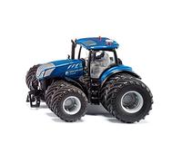 siku 6738, New Holland T7.315 Tractor, 1:32, Blue, Metal/Plastic, Remote controlled, Controlled with app via Bluetooth, With removable double tyres, This version without remote control