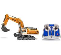 siku 6740, Liebherr R980 SME Crawler Excavator, Remote Control, 1:32, Incl. Bluetooth Remote Control, Controllable via App with Optional Sound Effects, Metal/Plastic, Yellow