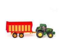 Siku Claas with Silage Trailer Model Tractor - 1/87 Scale