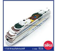 Siku Diecast Cruise Ship AIDAluna Cruiseliner Model Ships Toys Gifts 1: 1400