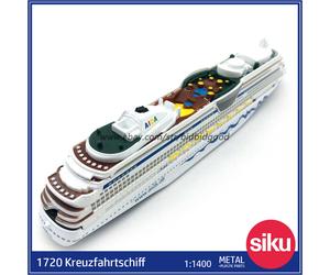 Siku Diecast Cruise Ship AIDAluna Cruiseliner Model Ships Toys Gifts 1: 1400