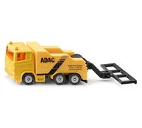 siku 1493 ADAC Tow Truck Toy Car for Kids, Metal/Plastic, Yellow, Lifting and Lowering Tow Device