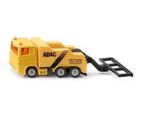 siku 1493 ADAC Tow Truck Toy Car for Kids, Metal/Plastic, Yellow, Lifting and Lowering Tow Device
