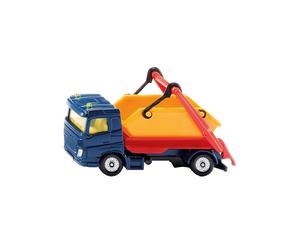 Siku Hgv With Skip - Scale 1/87