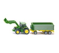 Siku John Deere with Loader & Trailer - Scale 1/87