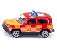 Siku Land Rover Defender Fire Brigade - 1:55 Scale Die-Cast Rescue Vehicle